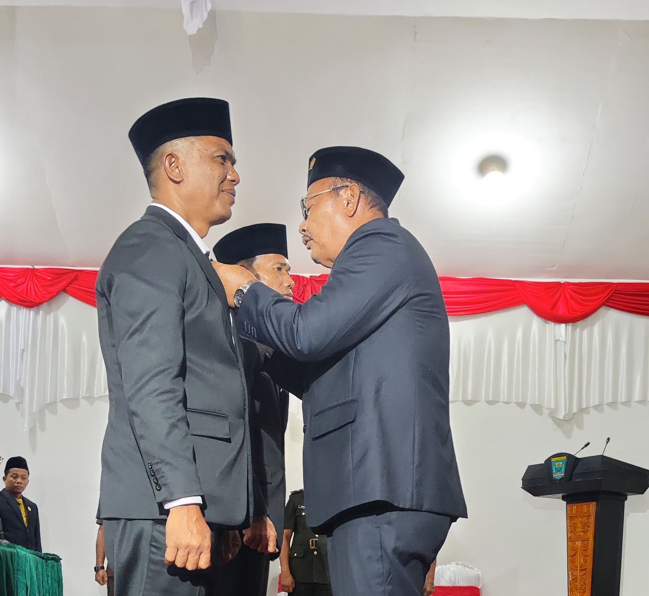 Pemasangan pin dewan